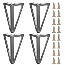 MAQUITA 4 peças 6 polegadas pernas de móveis de metal maciço, móveis pretos resistentes P... comprar usado  Enviando para Brazil