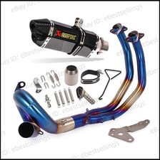 Tubo de escape deslizante 51mm sistema silenciador tubo de ligação frontal para Yamaha MT-07 FZ07, usado comprar usado  Enviando para Brazil