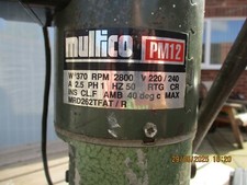 Multico pm12 morticer for sale  NEWARK
