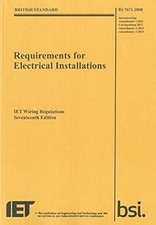 Requirements electrical instal for sale  UK