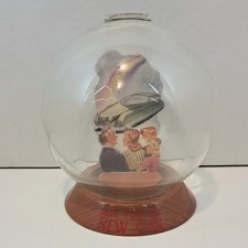 Banco de moedas de vidro raro vintage Vic Moran The Bubble Bank "Salve for the New Car" comprar usado  Enviando para Brazil