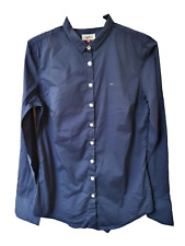 CAMISAS TOMMY Hilfiger tamanho M sólidas formais macias leves manga longa azul marinho novas comprar usado  Enviando para Brazil