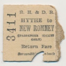 Railway ticket 1950 for sale  SWINDON