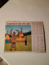 Calendrier almanach ptt d'occasion  Château-Renard