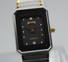 [Quase em perfeito estado] Relógio feminino RADO DiaStar 133.1018.3 ouro preto quartzo cerâmica  comprar usado  Enviando para Brazil