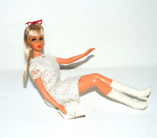 Vintage Blonde Silver Tnt Da Boneca Barbie Maddie Mod roupa Branco De Renda cor de alta comprar usado  Enviando para Brazil