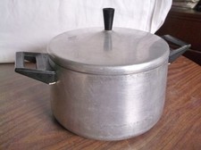 Usado, RARO Vintage PANEX Panela de Molho de Alumínio Fundido e Tampa, Feito no Brasil, Frete GRÁTIS comprar usado  Enviando para Brazil