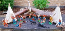 Ddr spielzeug indianerdorf gebraucht kaufen  Wolkenstein