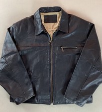 Vintage leather bomber for sale  ROYSTON