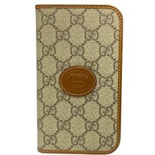 Nova Capa para Smartphone GUCCI iPhone15, Tipo Notebook, GG Supreme, PVC, Couro  comprar usado  Enviando para Brazil