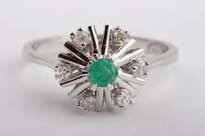 Smaragd ring 585 gebraucht kaufen  München