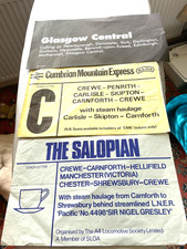 Carriage window destination for sale  MATLOCK