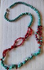 Collana turchese corallo usato  Soliera