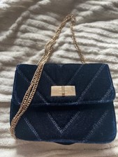 Womens navy velvet for sale  LONDON