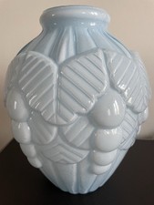 Vase opaline bleu d'occasion  Enghien-les-Bains