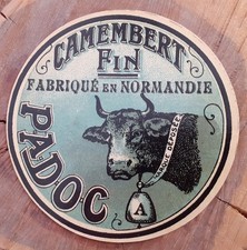 étiquette fromage camembert. d'occasion  Falaise
