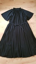 Plissiertes maxikleid schwarz gebraucht kaufen  Bünde