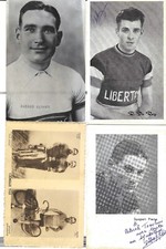 Lot cartes cyclistes d'occasion  Ondres