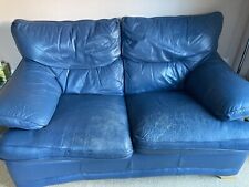 Seater leather sofa for sale  CHORLEY