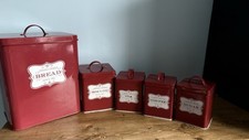 Burgundy enamel bread for sale  CLECKHEATON
