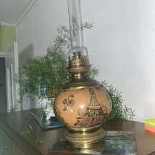 Lampe pétrole porcelaine d'occasion  Amiens-