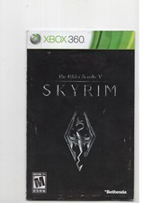 Usado, Skyrim Xbox 360 SOMENTE MANUAL Autêntico Original comprar usado  Enviando para Brazil