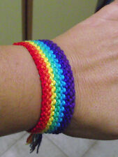 Braccialetto arcobaleno bandie usato  Selargius