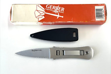 Faca Gerber 5301 Clip-Lock Survivor borda única EUA 1986 comprar usado  Enviando para Brazil