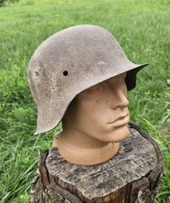 Usado, Capacete alemão original M42/64 Wehrmacht relíquia do campo de batalha Segunda Guerra Mundial Segunda Guerra Mundial comprar usado  Enviando para Brazil