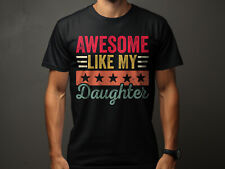 Usado, Camiseta presente dia dos pais aniversário para pai camiseta para homens presentes para ele camiseta papai comprar usado  Enviando para Brazil