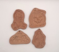 Lote de moldes vintage de algodão para assar biscoitos abóbora coelho ursos Papai Noel arte moldes comprar usado  Enviando para Brazil