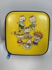 Porta-viagens Rugrats CD DVD estojo Nickelodeon 1999 amarelo comprar usado Porta-viagens Rugrats CD DVD estojo Nickelodeon 1999 amarelo comprar usado  Enviando para Brazil