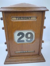 Oak perpetual desk for sale  NORWICH