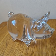 Glass cute pig for sale  GERRARDS CROSS