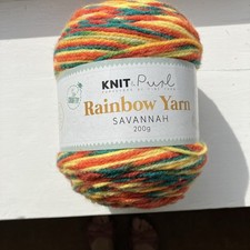 Crafty rainbow yarn for sale  PICKERING