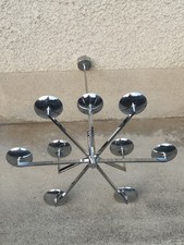 Lustre chrome design d'occasion  Annemasse