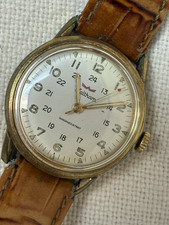Usado, Waltham Gold Tne relógio de pulso militar manual resistente a choques pulseira de couro FUNCIONA comprar usado  Enviando para Brazil