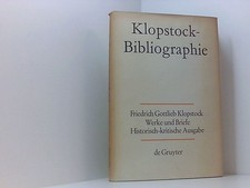 Klopstock bibliographie werke gebraucht kaufen  Berlin