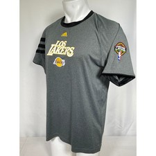 Camisa masculina Los Angeles Lakers NBA Adidas Noche Latina Gametime Performance GRANDE comprar usado  Enviando para Brazil
