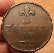Tornesi 1859 napoli usato  Olbia