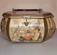 Vintage octagon decopauge d'occasion  Expédié en Belgium