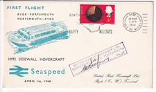 Hovercraft First Flight Cover Ryde-Portsmouth-Ryde, HM2 Sidewall. 1º de abril de 1968 comprar usado  Enviando para Brazil