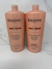 Xampu KERASTASE Discipline Bain Fluidealiste 1000ML +Fondant Rinse Out 1000ML comprar usado  Enviando para Brazil