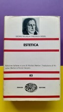 Hegel estetica einaudi usato  Milano