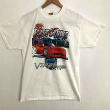 Camiseta promocional vintage 1997 Dodge Viper GTS adulto L carros corrida FOTL anos 90 comprar usado  Enviando para Brazil