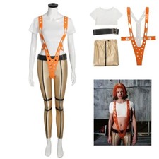 Usado, Cosplay O Quinto Elemento Leeloo Top Camisas Calças Colete Fantasias Ternos de Halloween comprar usado  Enviando para Brazil