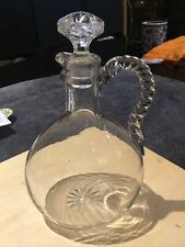 C19th clear flagon for sale  WOKING