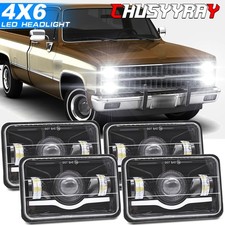 4 peças 4x6" LED projetor faróis lâmpada para Chevy Pickup 1981-87 C10 K10 Blazer comprar usado  Enviando para Brazil
