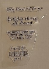 Stempel silikon text gebraucht kaufen  Korbach