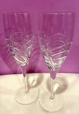 Pair signed rogaska for sale  Los Angeles